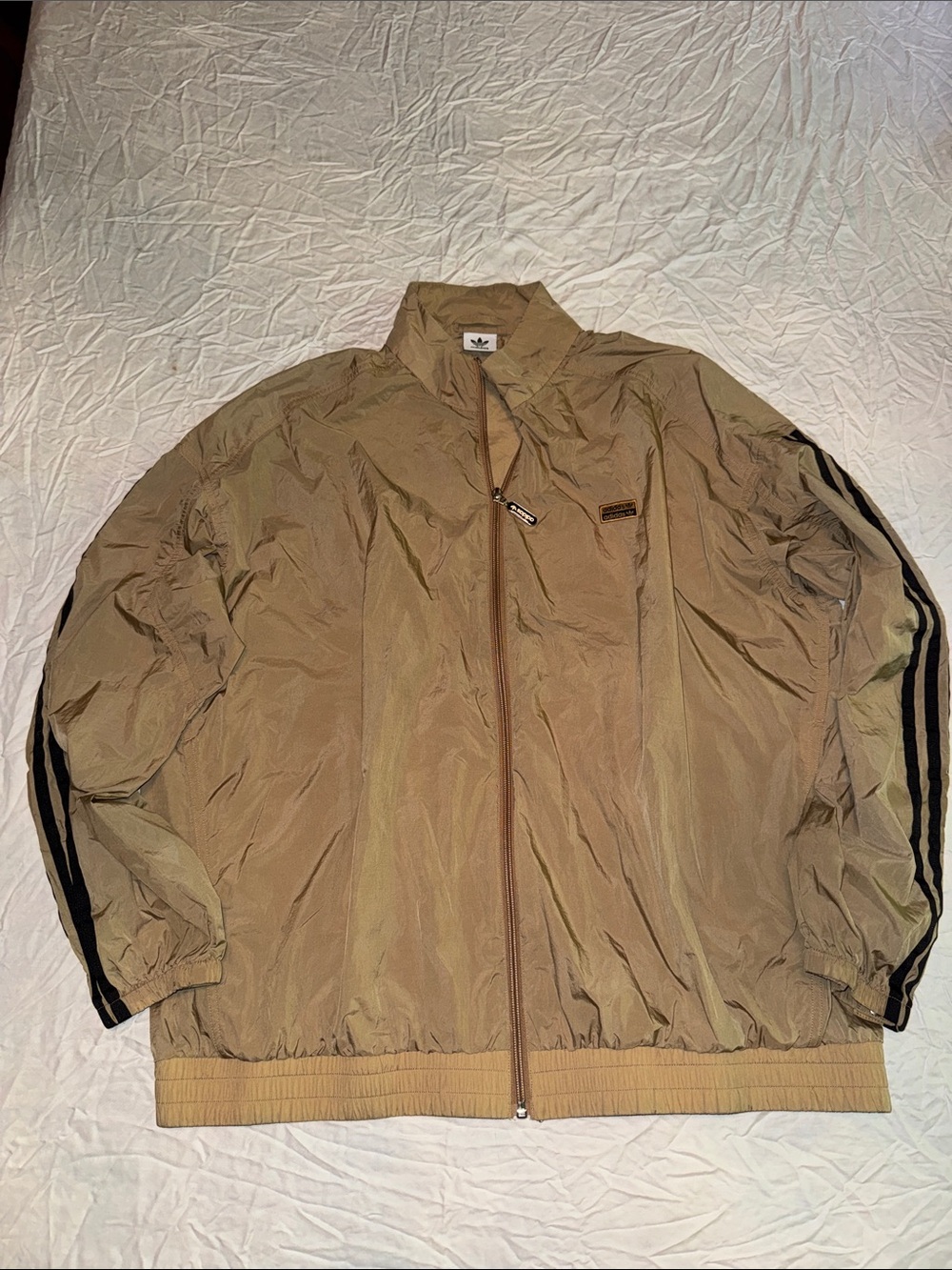 adidas Originals R.Y.V. Loose Fit Track Jacket Cardboard Tan XL Perfect